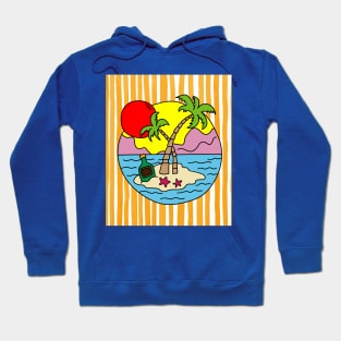 Lonely Island Relaxation Sun Hoodie